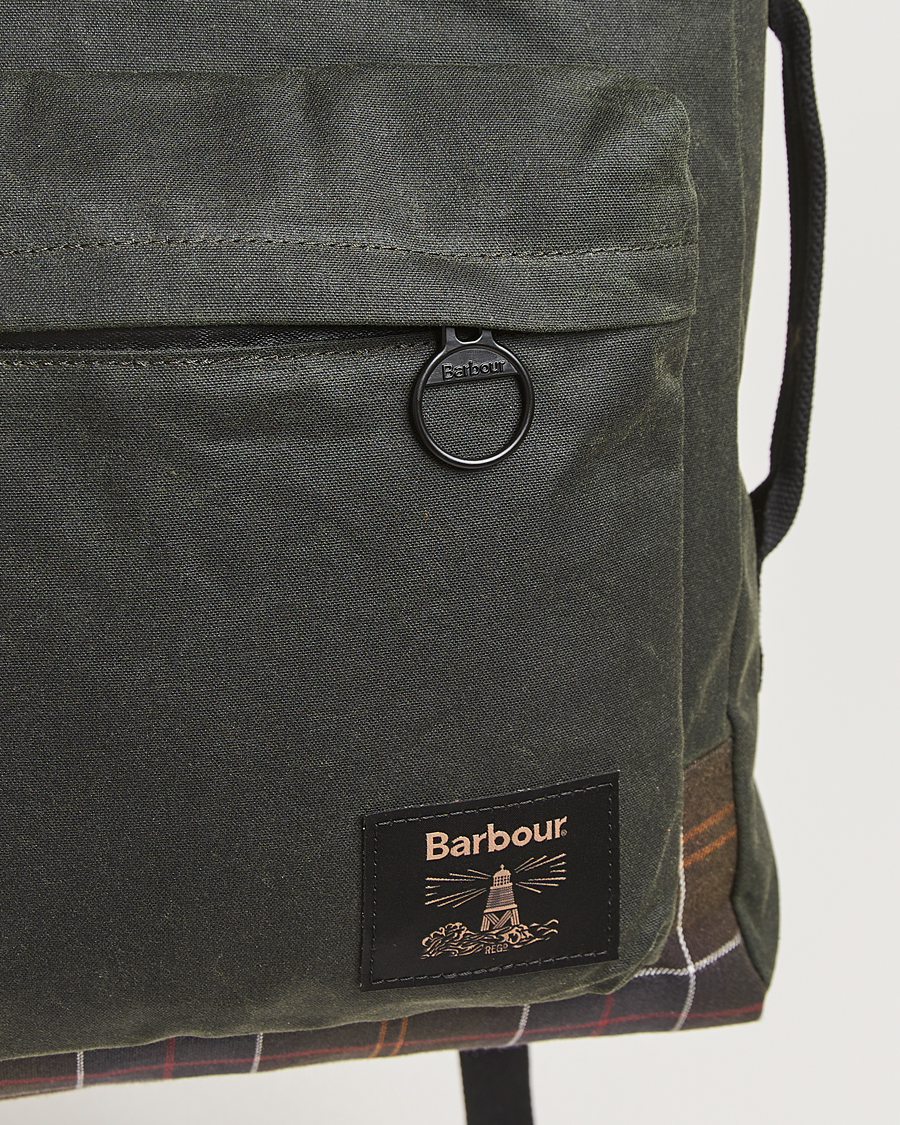 Herre | Tasker | Barbour Lifestyle | Field Wax Backpack Sage