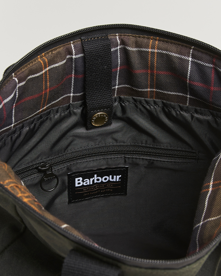 Herre | Tasker | Barbour Lifestyle | Field Wax Backpack Sage