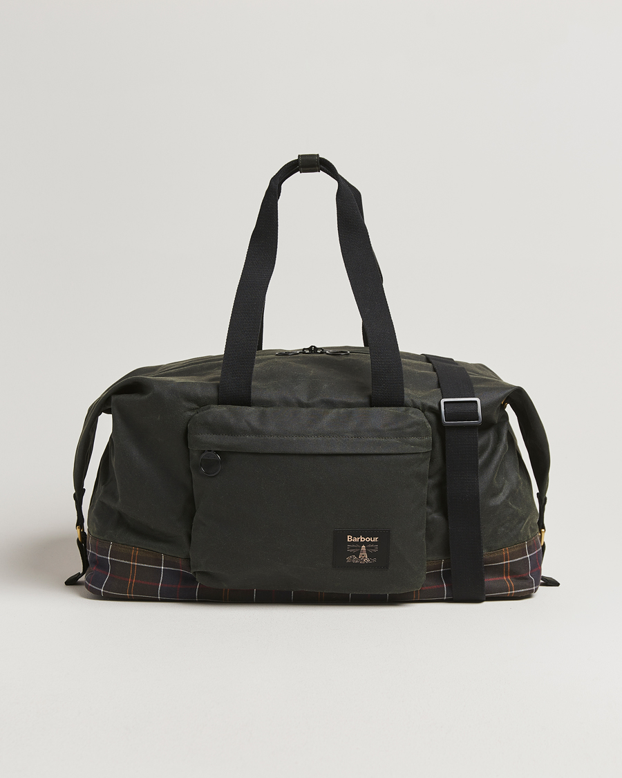 Herre | Tasker | Barbour Lifestyle | Field Wax Holdall Sage