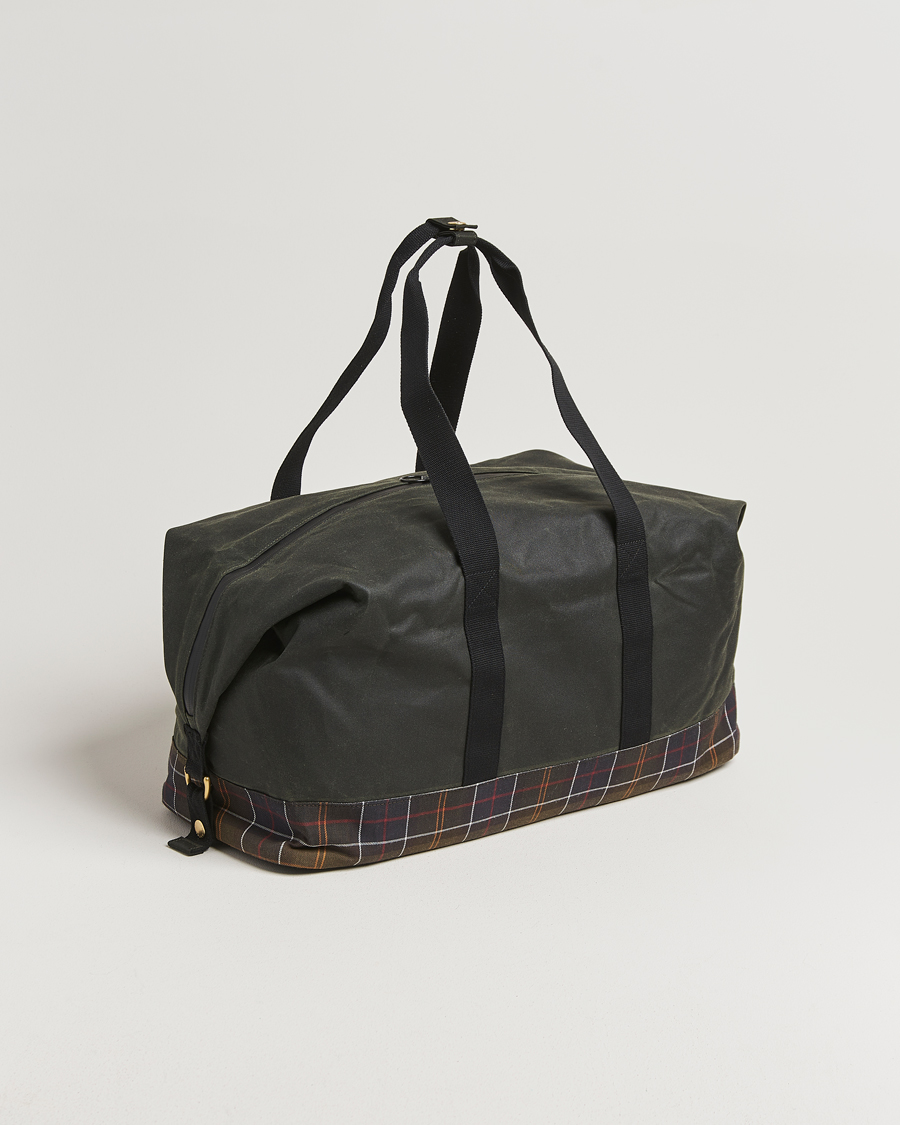 Herre | Tasker | Barbour Lifestyle | Field Wax Holdall Sage