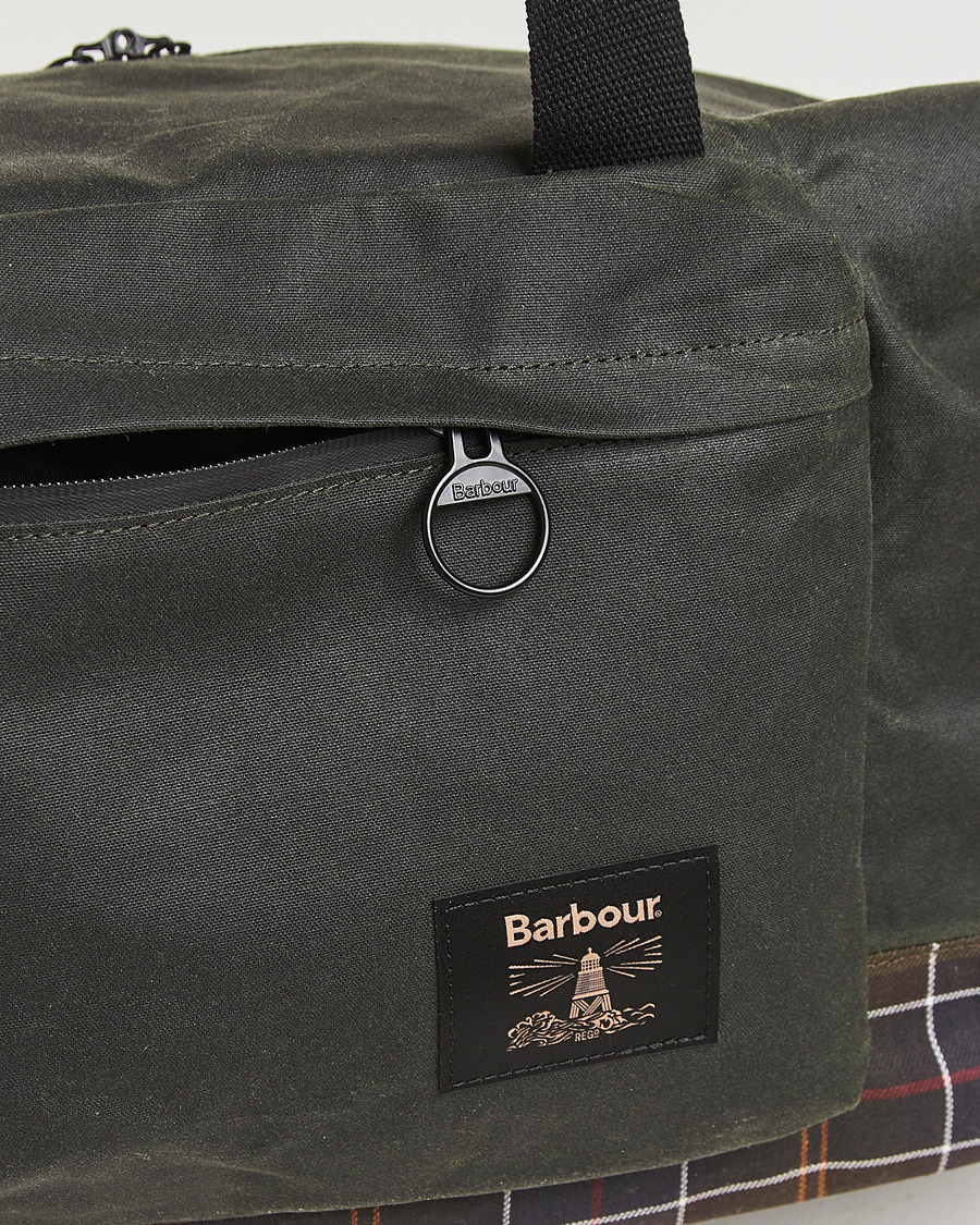 Herre | Tasker | Barbour Lifestyle | Field Wax Holdall Sage