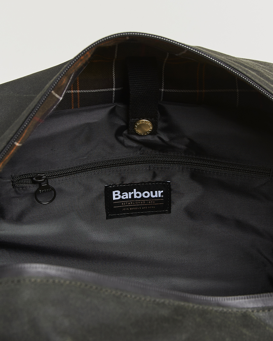 Herre | Tasker | Barbour Lifestyle | Field Wax Holdall Sage