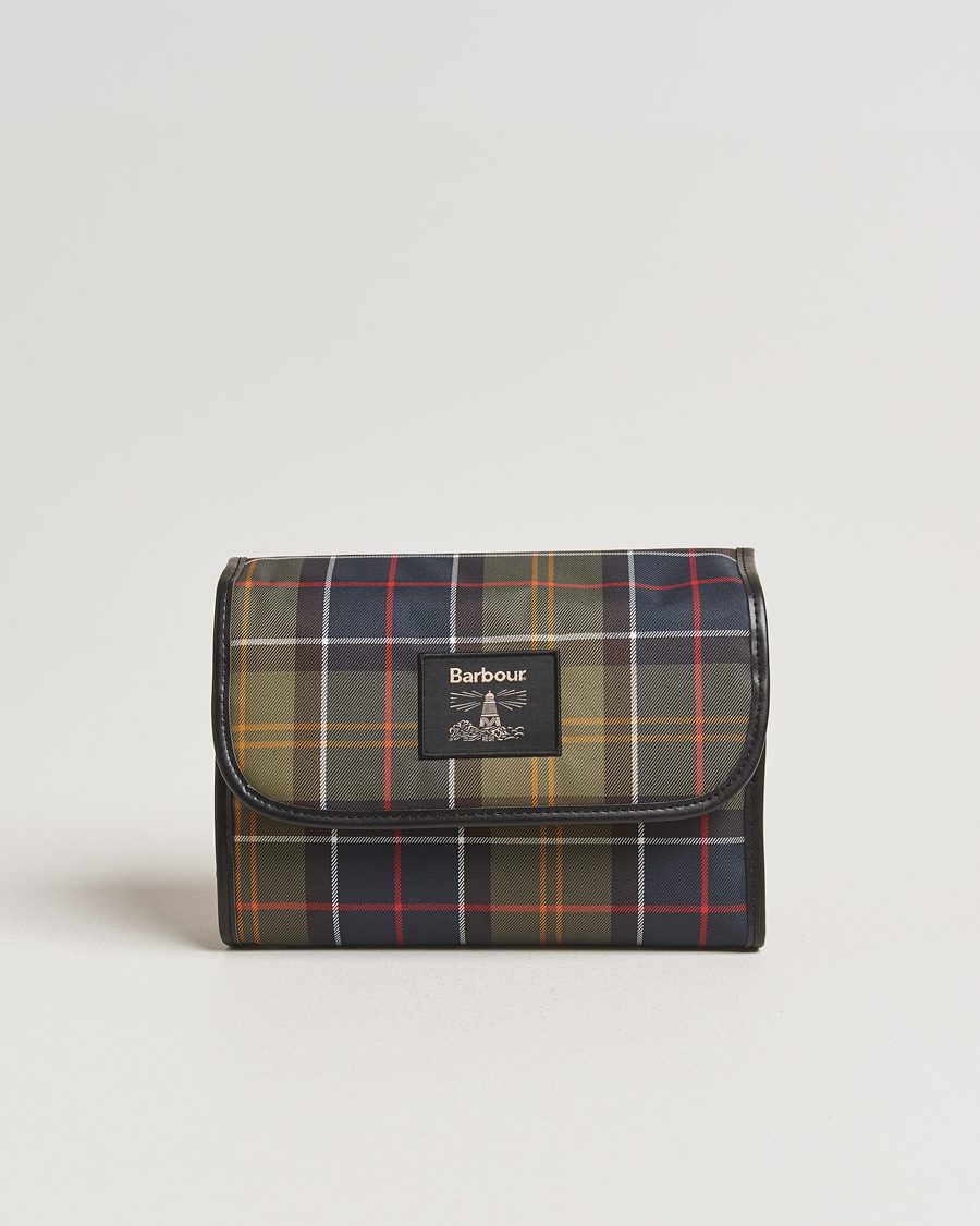 Herre | Barbour Lifestyle Tartan Hanging Washbag Classic | Barbour Lifestyle | Tartan Hanging Washbag Classic