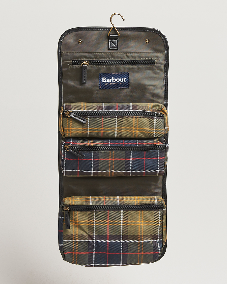 Herre | Barbour Lifestyle Tartan Hanging Washbag Classic | Barbour Lifestyle | Tartan Hanging Washbag Classic