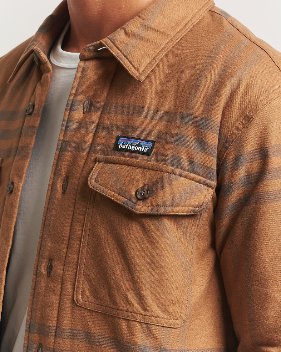 Herre | Skjorter | Patagonia | Lightweigt Insulated Fjord Flannel Shirt Deer Brown