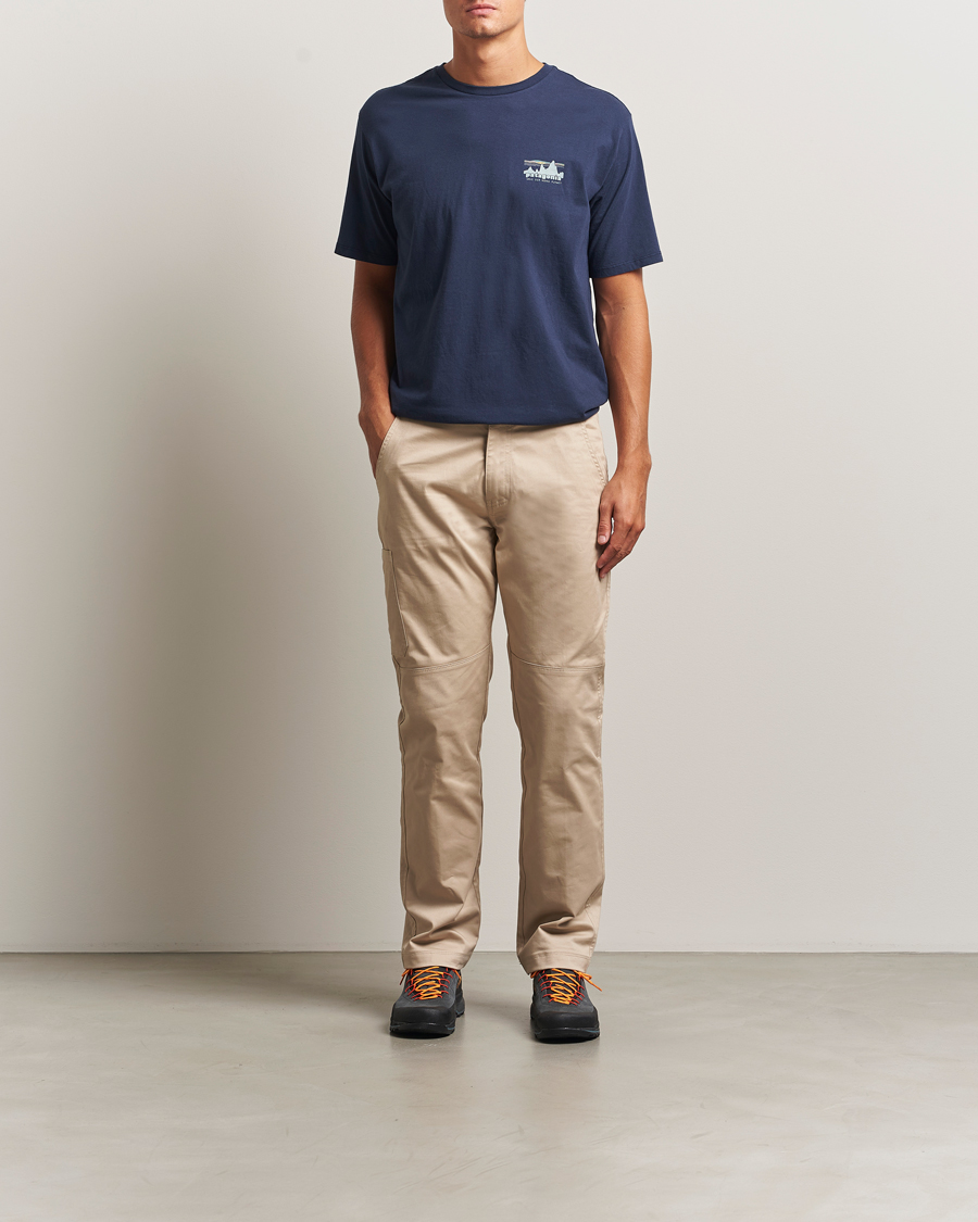 Herre | T-Shirts | Patagonia | 73 Skyline Organic T-Shirt New Navy