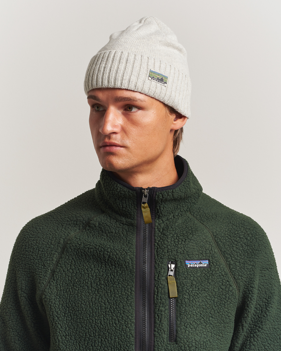 Herre | Huer | Patagonia | Brodeo Beanie Crisp Grey