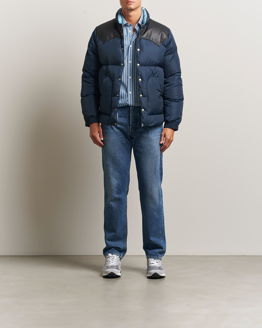 Herre | Jakker | Rocky Mountain Featherbed | Down Jacket Dark Navy