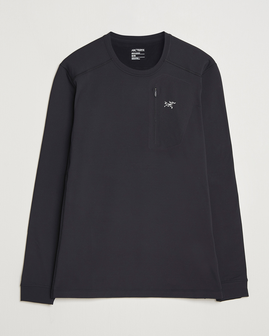 Herre | Trøjer | Arc'teryx | Rho Baselayer Crew Neck Black
