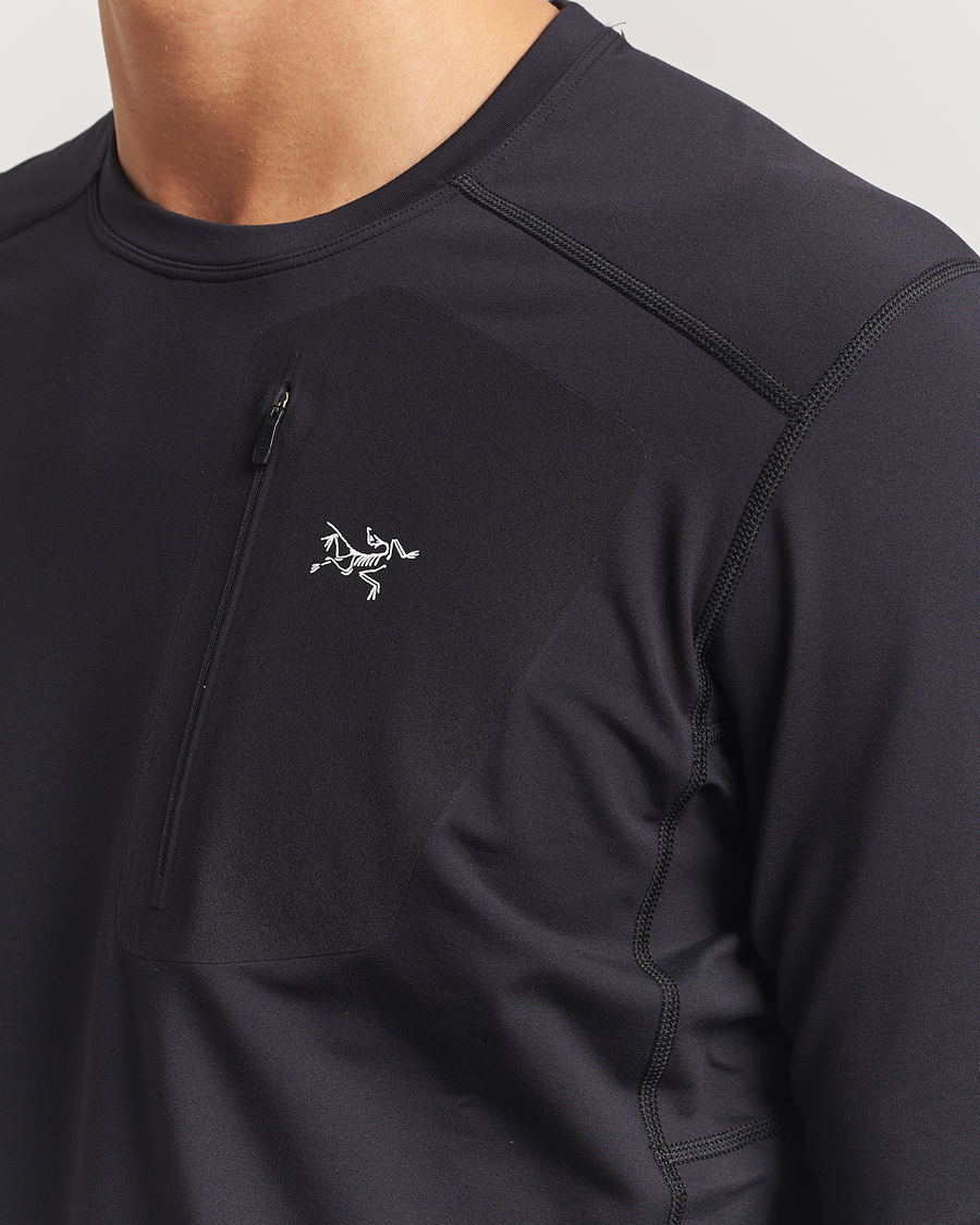 Herre | Trøjer | Arc'teryx | Rho Baselayer Crew Neck Black