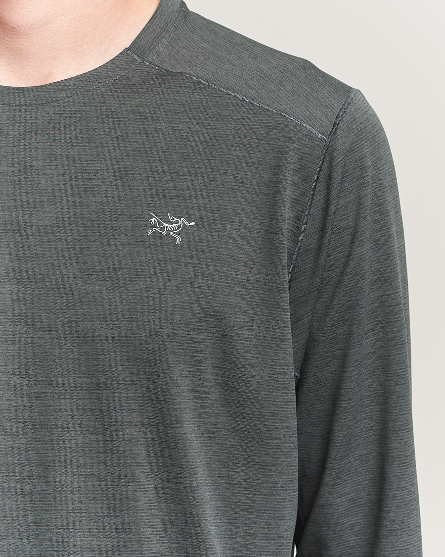 Herre | T-Shirts | Arc'teryx | Cormac Long Sleeve T-Shirt Black Heather