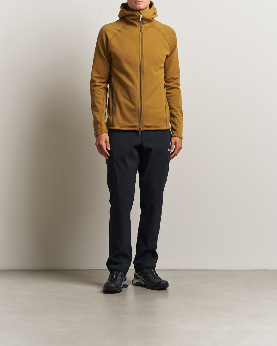 Herre | Trøjer | Houdini | Power Up Houdi Greenish Gold