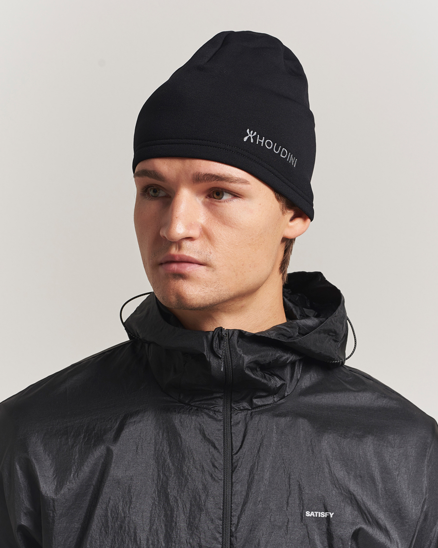 Herre | Huer | Houdini | Power Fleece Top Hat True Black