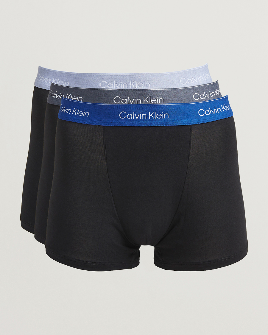 Herre | Undertøj | Calvin Klein | 3-Pack Icon Cotton Stretch Relaxed Trunk Black