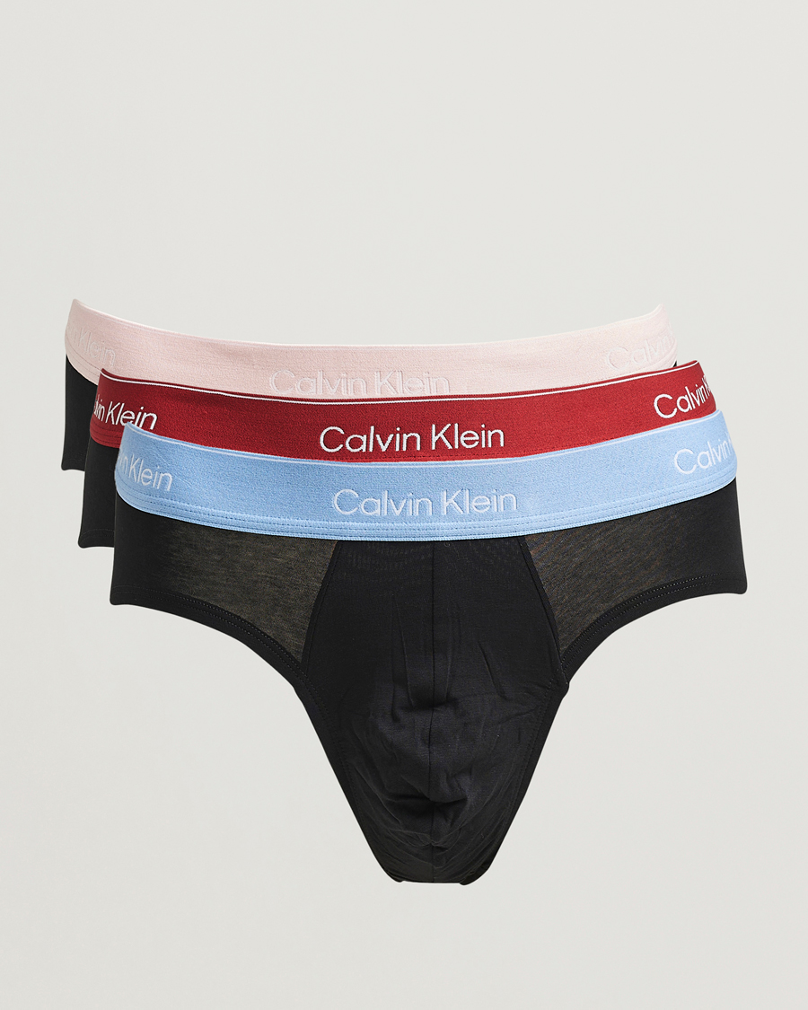 Herre | Undertøj | Calvin Klein | 3-Pack Icon Cotton Stretch Hip Brief Black