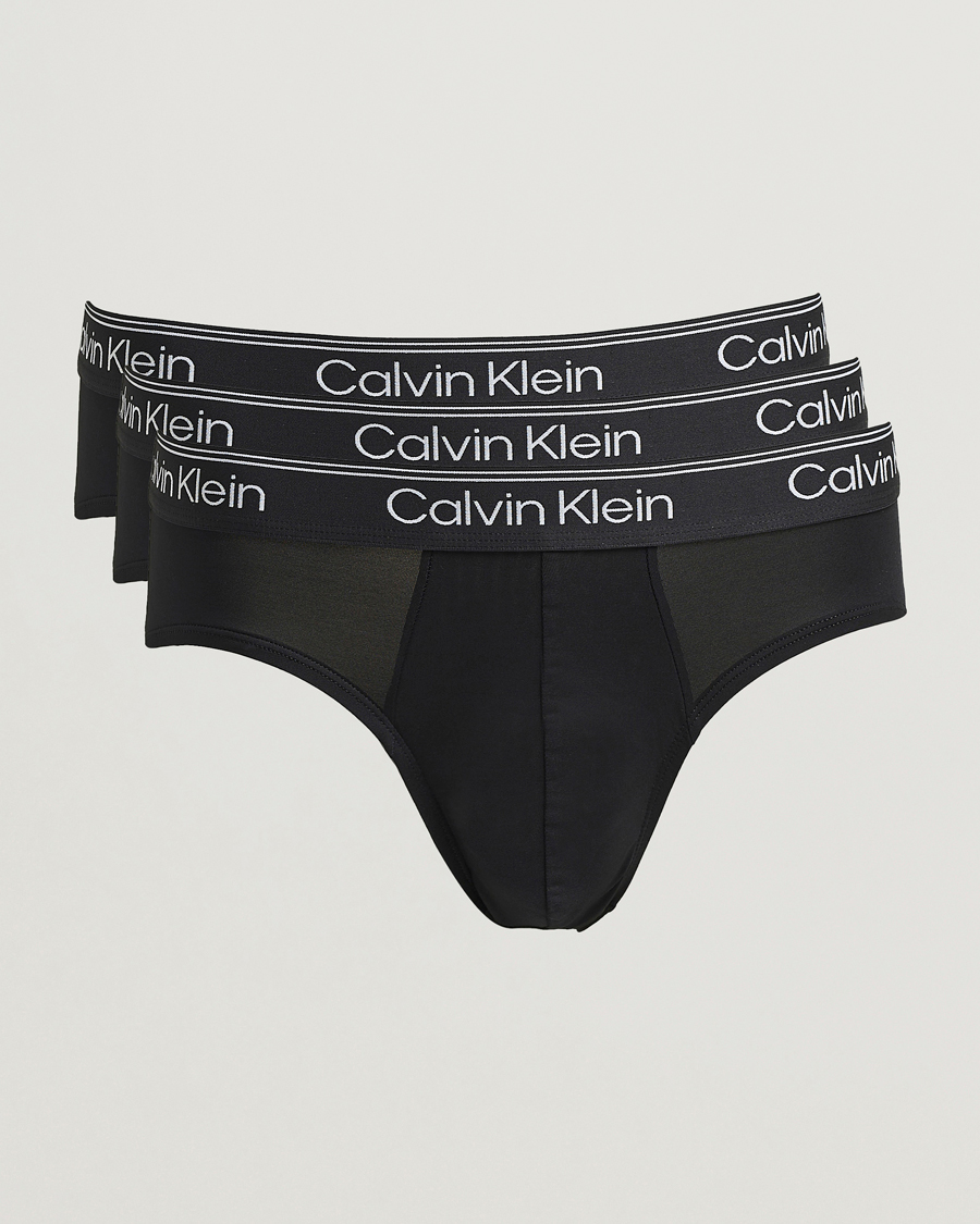 Herre | Undertøj | Calvin Klein | 3-Pack Micro Stretch Hip Brief Black