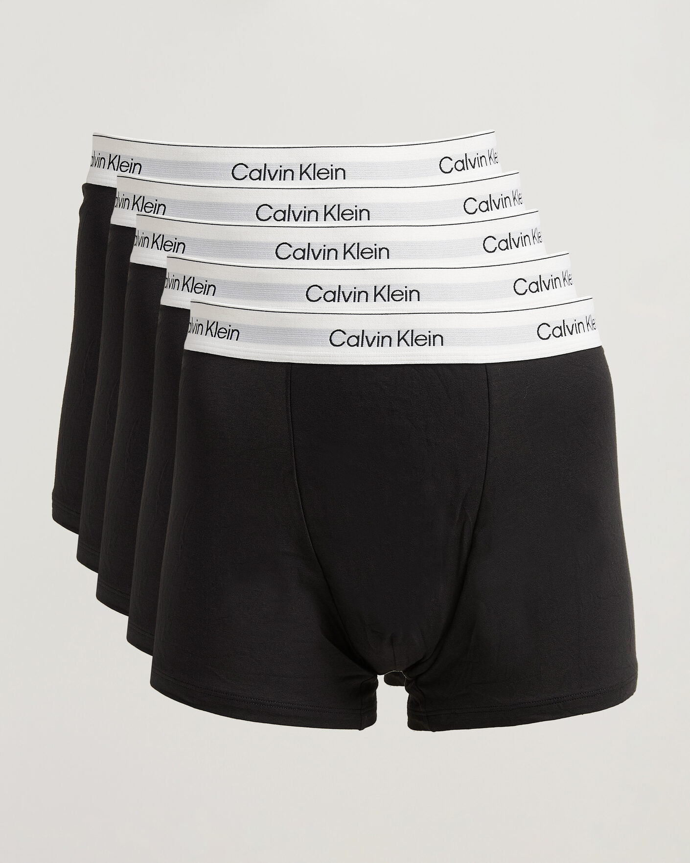 Herre | Undertøj | Calvin Klein | 5-Pack Icon Cotton Stretch Relaxed Trunk Black