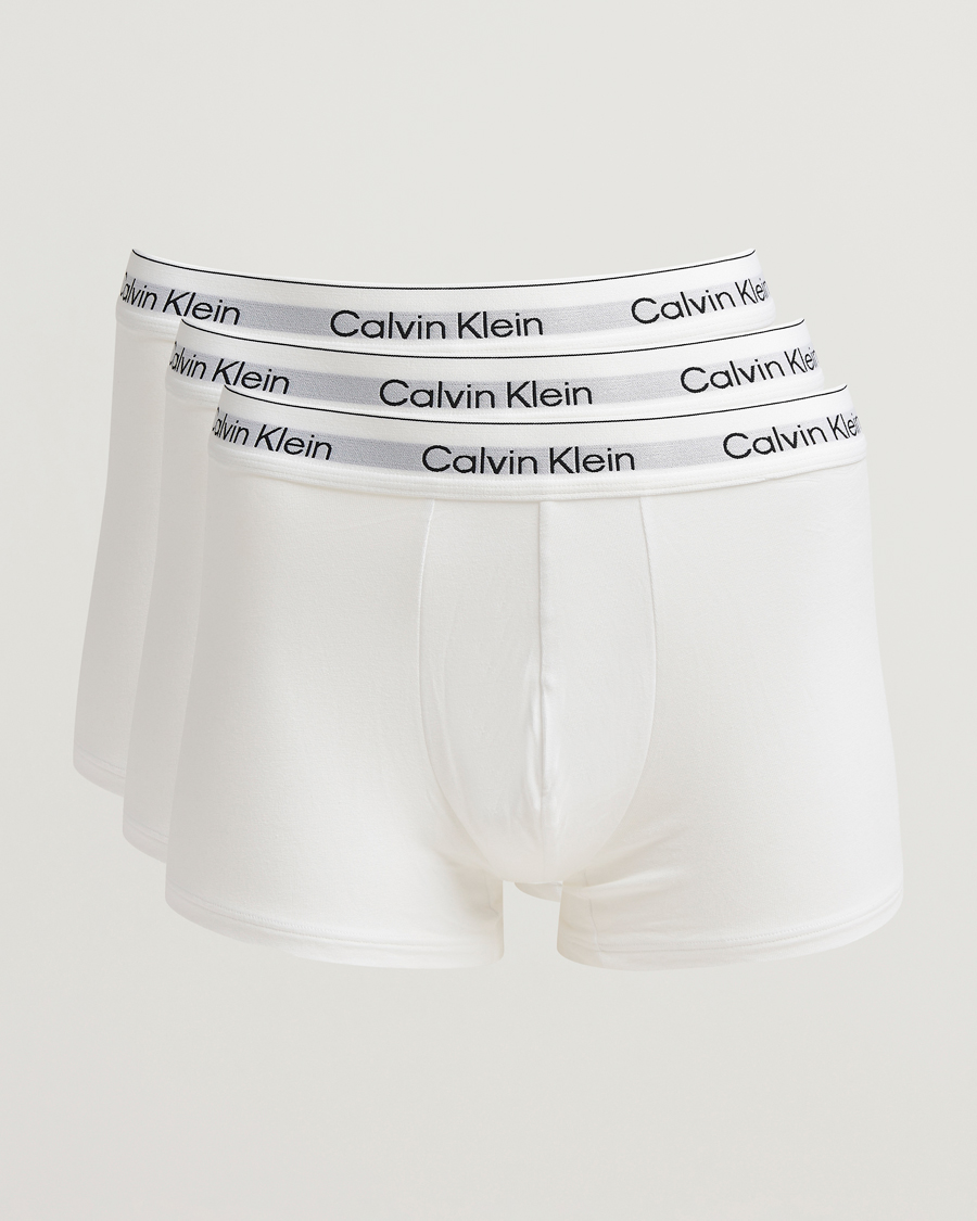 Herre | Undertøj | Calvin Klein | 3-Pack Icon Cotton Stretch Trunk White