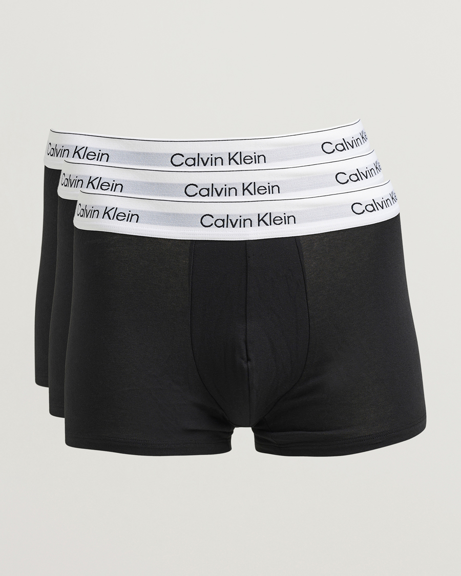 Herre | Undertøj | Calvin Klein | 3-Pack Icon Cotton Stretch Trunk Black