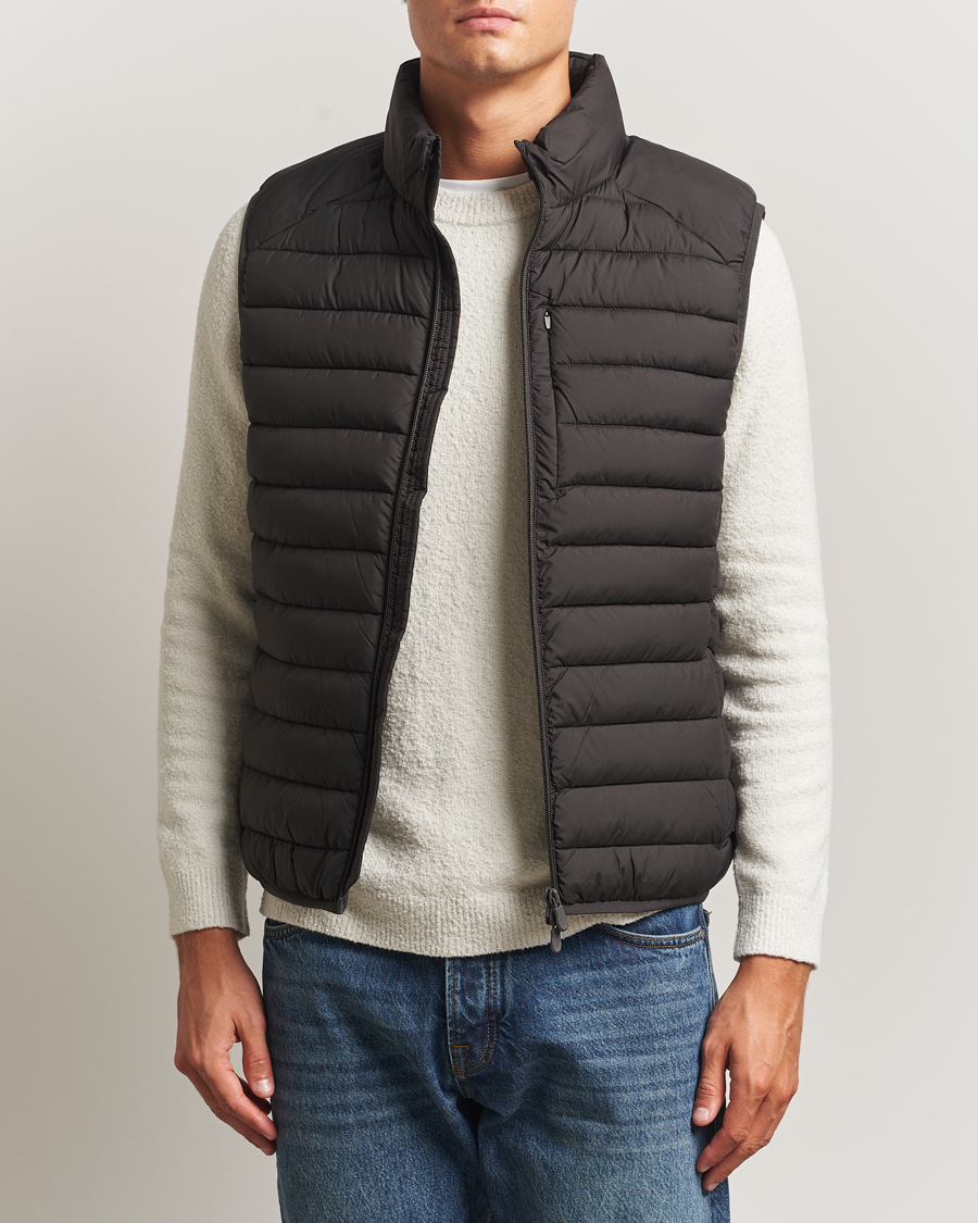 Herre | Veste | Save The Duck | Rhus Matt Lightweight Vest Brown Black