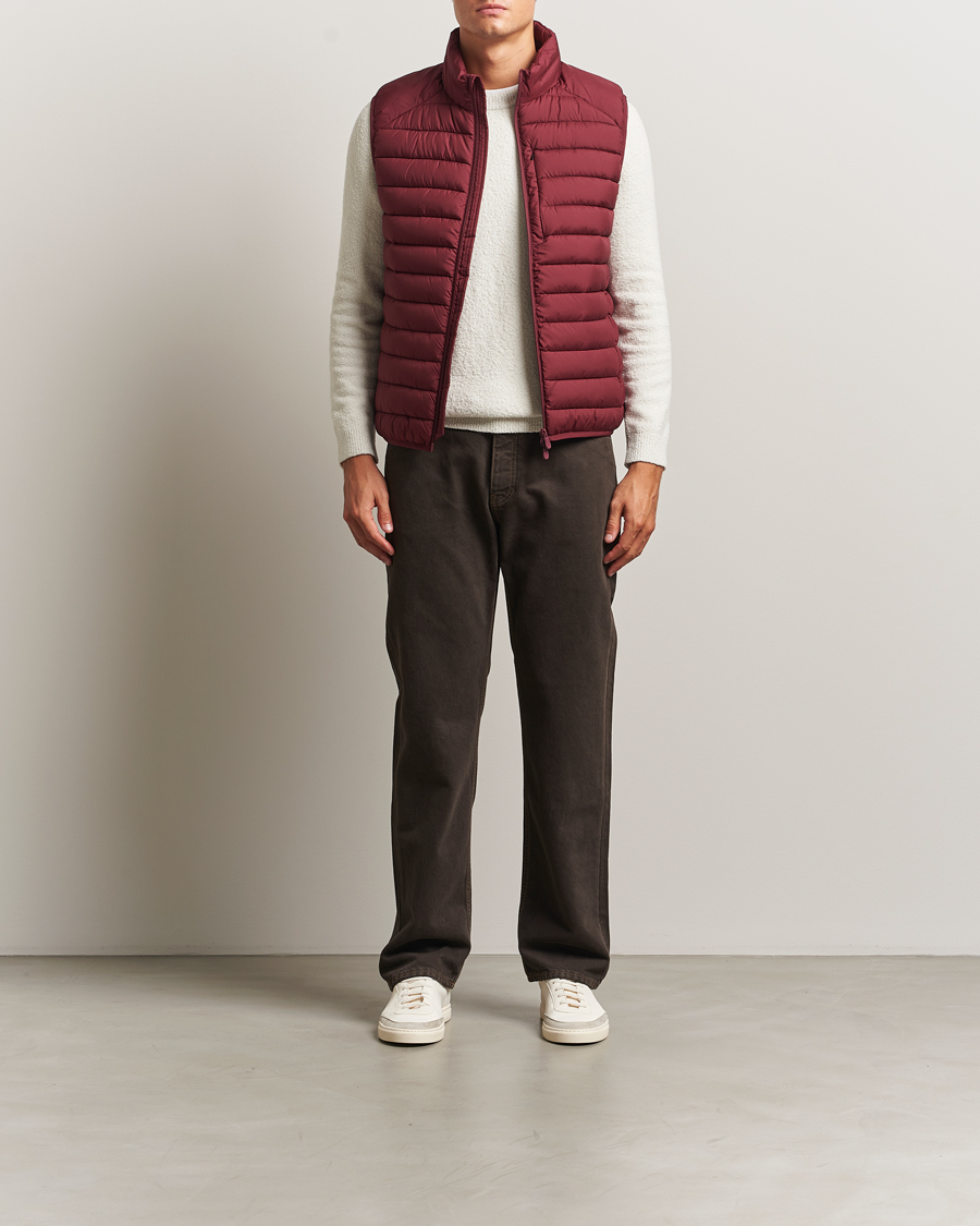 Herre | Veste | Save The Duck | Rhus Matt Lightweight Vest Wine Red