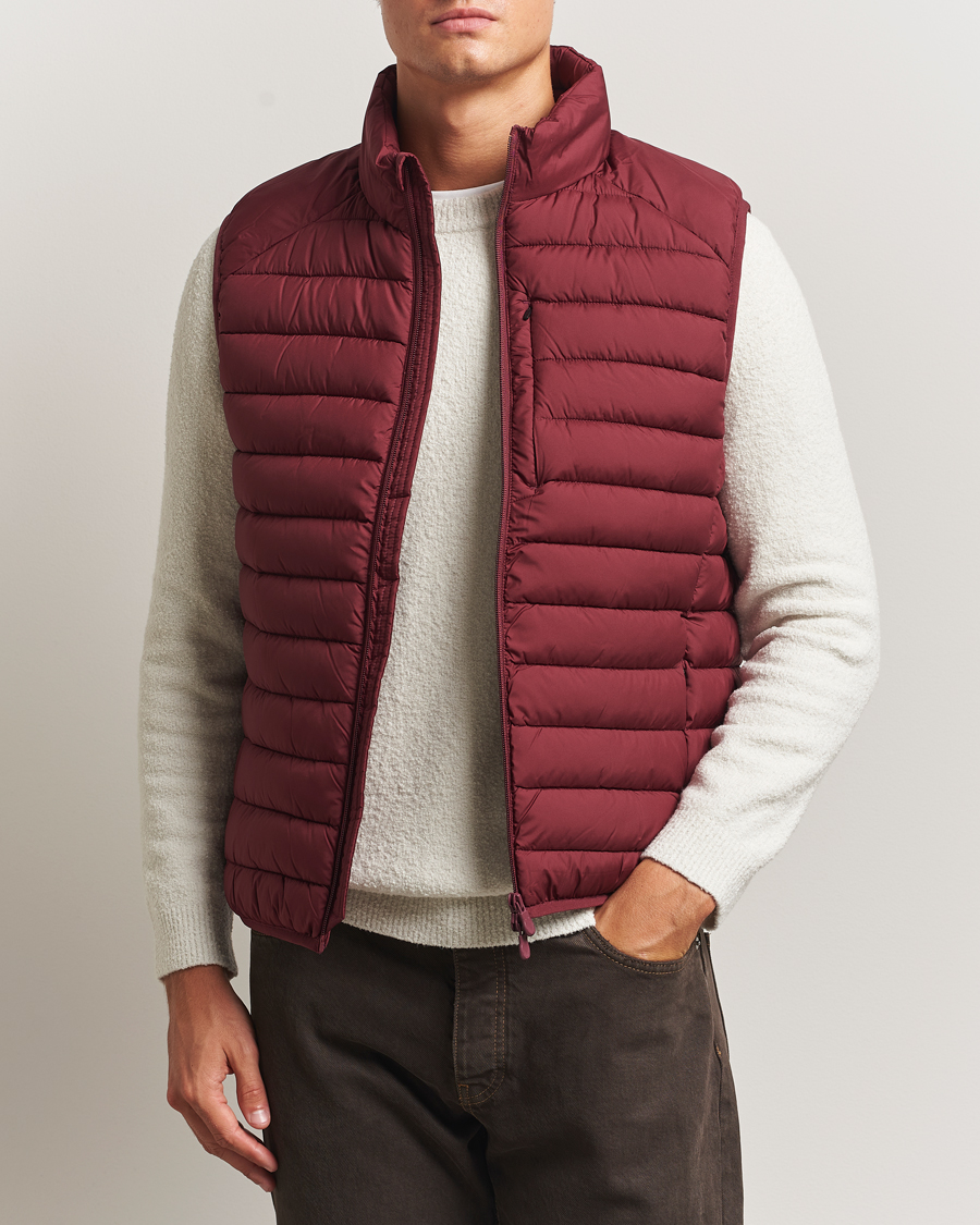 Herre | Veste | Save The Duck | Rhus Matt Lightweight Vest Wine Red