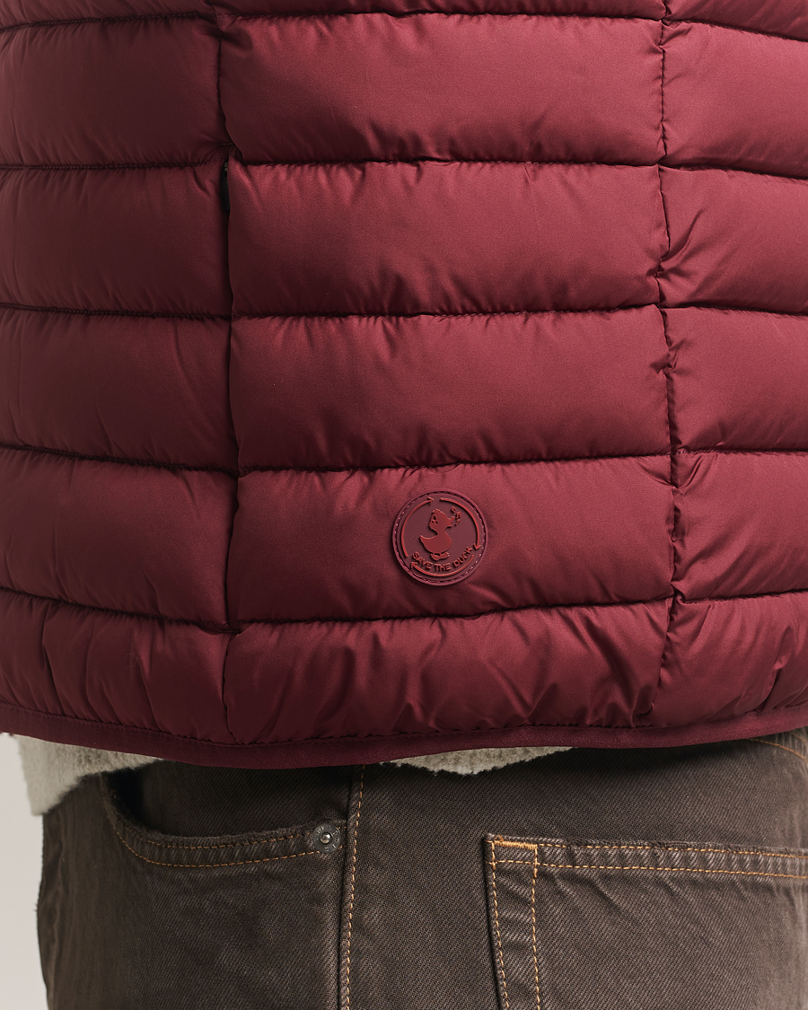 Herre | Veste | Save The Duck | Rhus Matt Lightweight Vest Wine Red