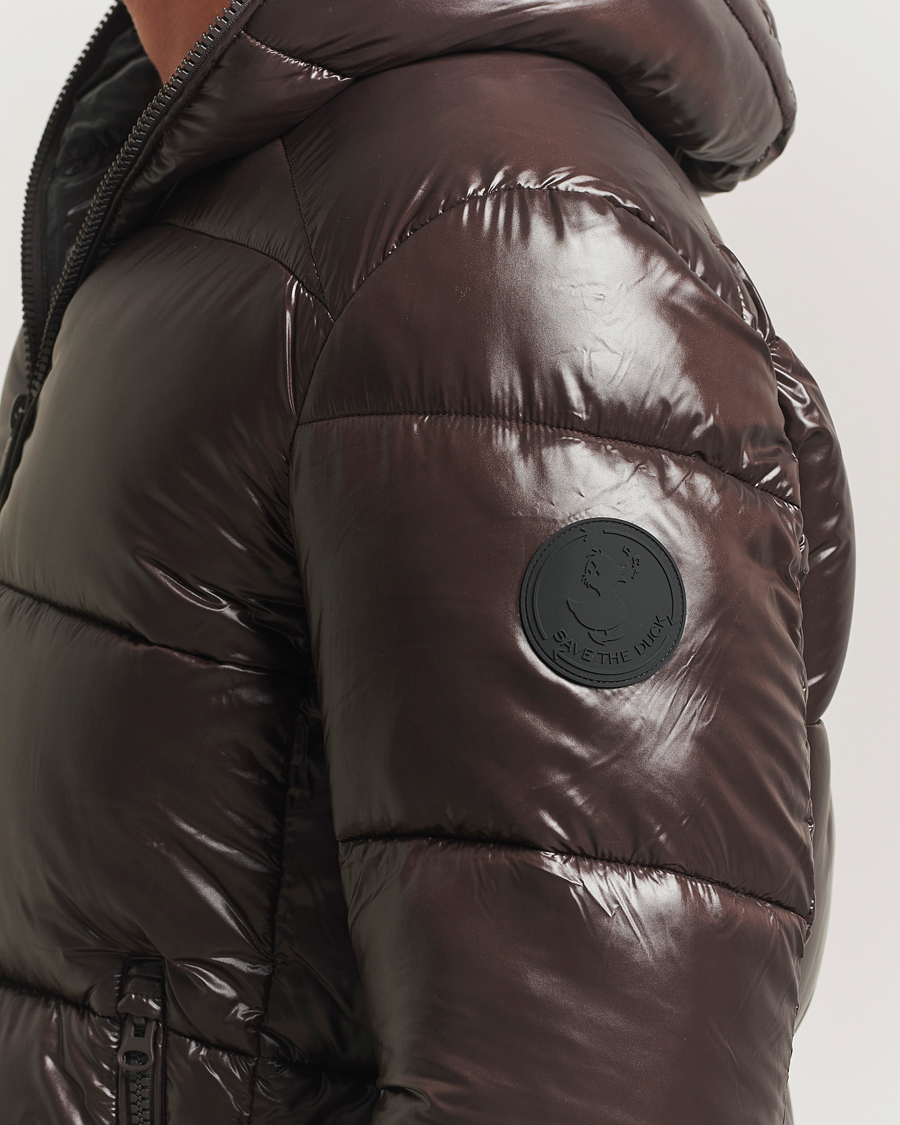Herre | Jakker | Save The Duck | Edgard Padded Puffer Brown Black