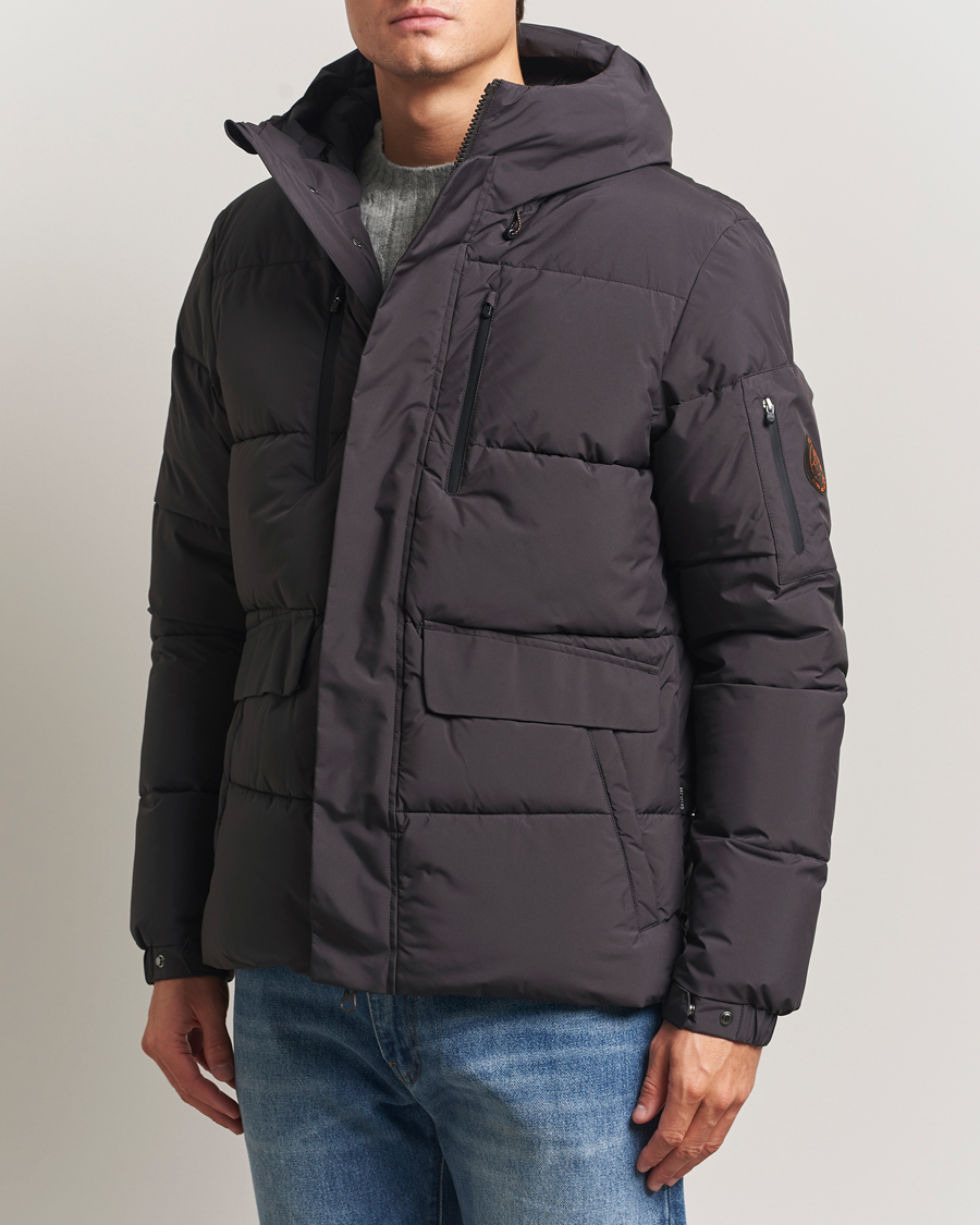 Herre | Jakker | Save The Duck | Alter Short Arctic Parka Brown Black