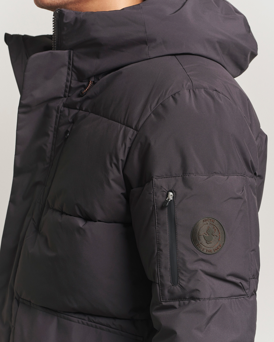 Herre | Jakker | Save The Duck | Alter Short Arctic Parka Brown Black