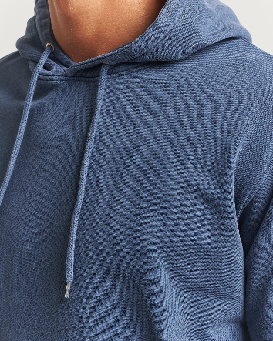 Herre | Trøjer | Colorful Standard | Classic Organic Hood Neptune Blue