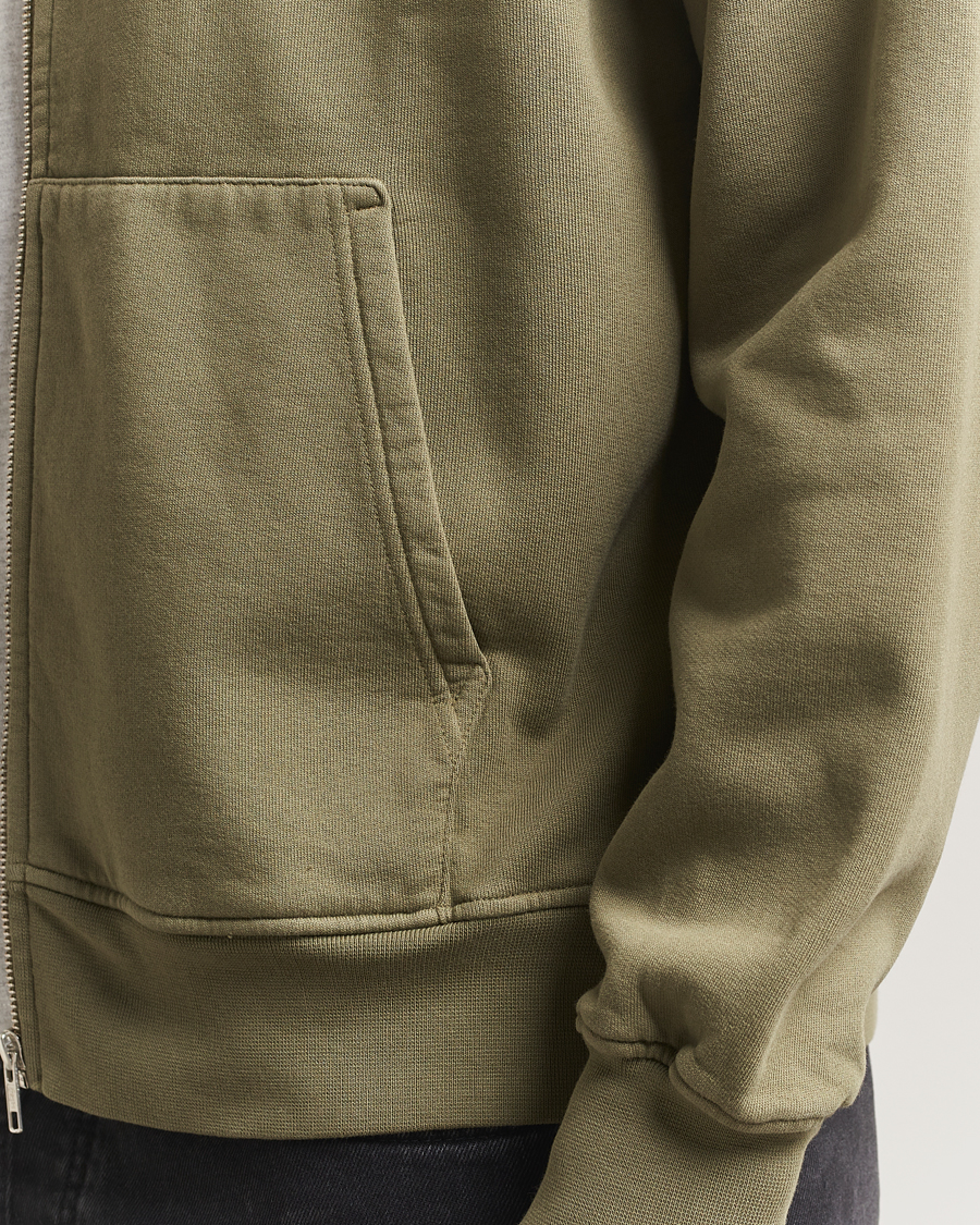 Herre | Trøjer | Colorful Standard | Classic Organic Full Zip Hoodie Dusty Olive