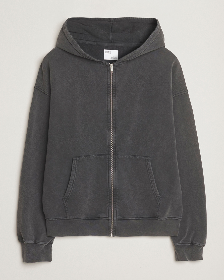 Herre | Trøjer | Colorful Standard | Classic Organic Full Zip Hoodie Faded Black