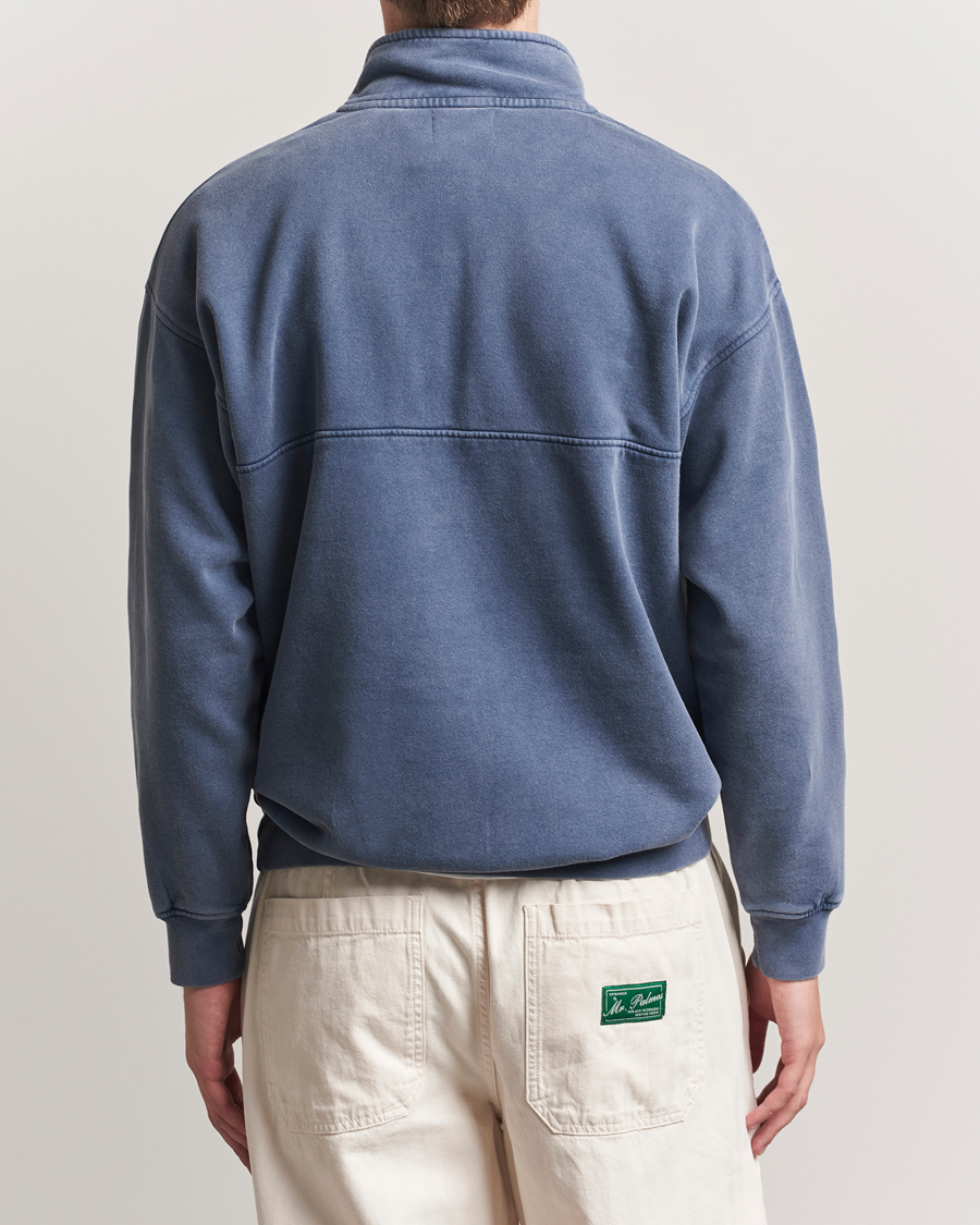 Herre | Trøjer | Colorful Standard | Classic Organic Half-Zip Neptune Blue