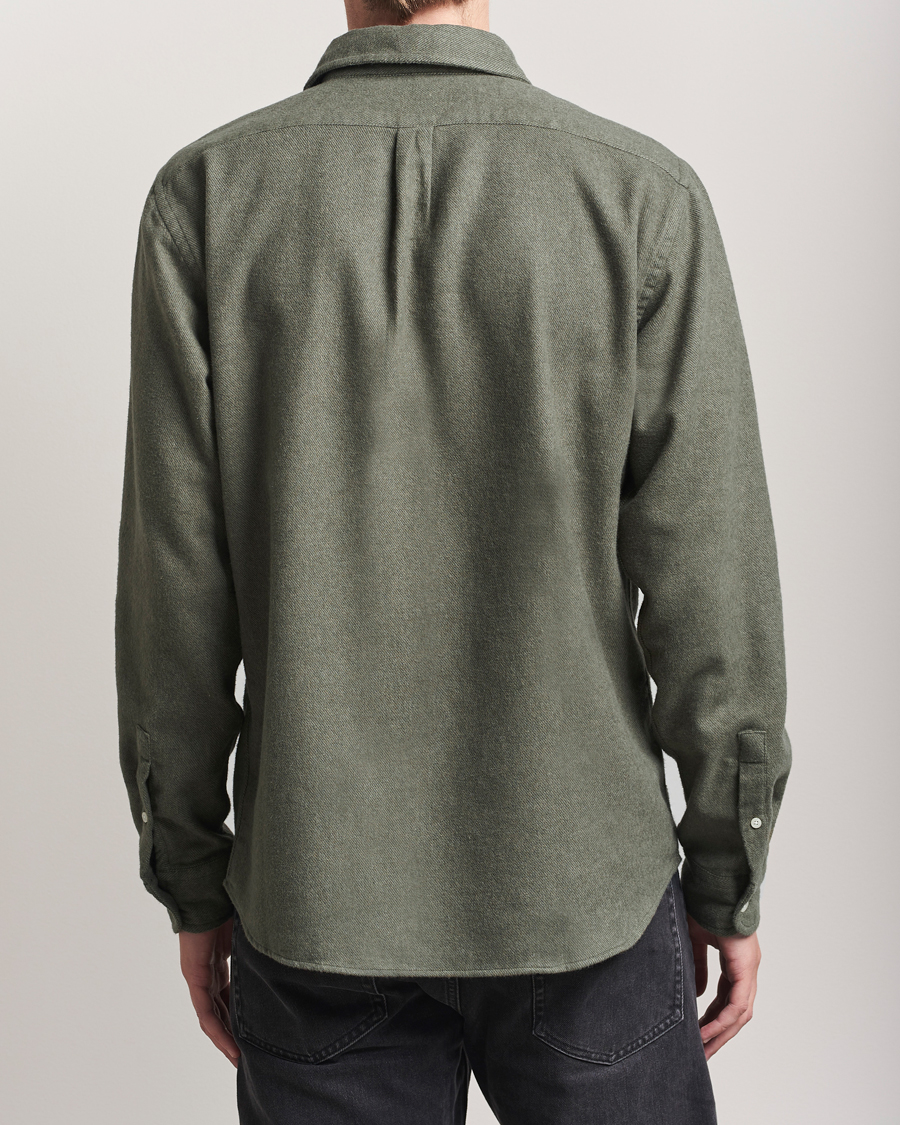Herre | Skjorter | Colorful Standard | Organic Flannel Shirt Dusty Olive