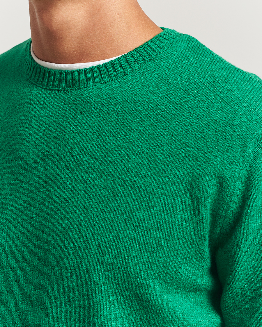 Herre | Trøjer | Colorful Standard | Classic Merino Wool Crew Neck Kelly Green