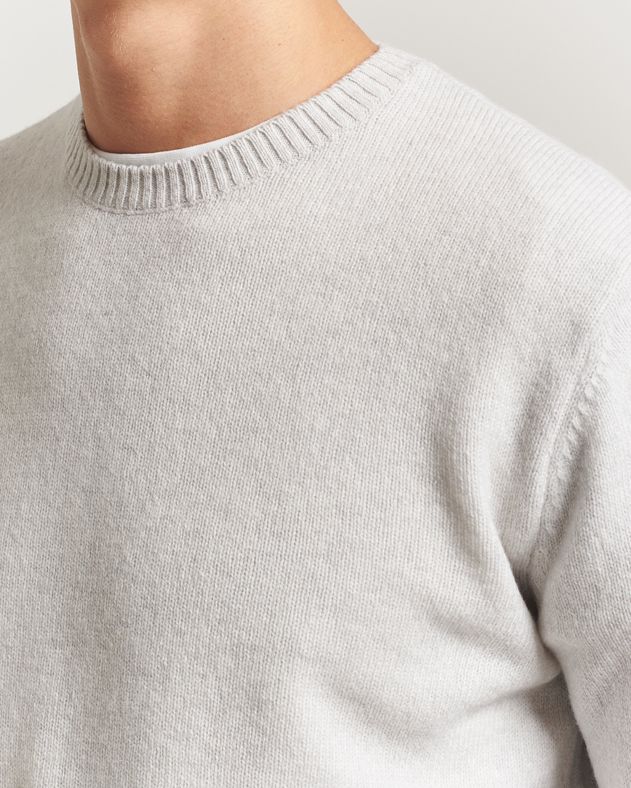 Herre | Trøjer | Colorful Standard | Classic Merino Wool Crew Neck Snow Melange