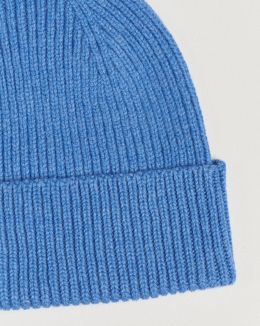 Herre | Huer | Colorful Standard | Merino Wool Beanie Pacific Blue
