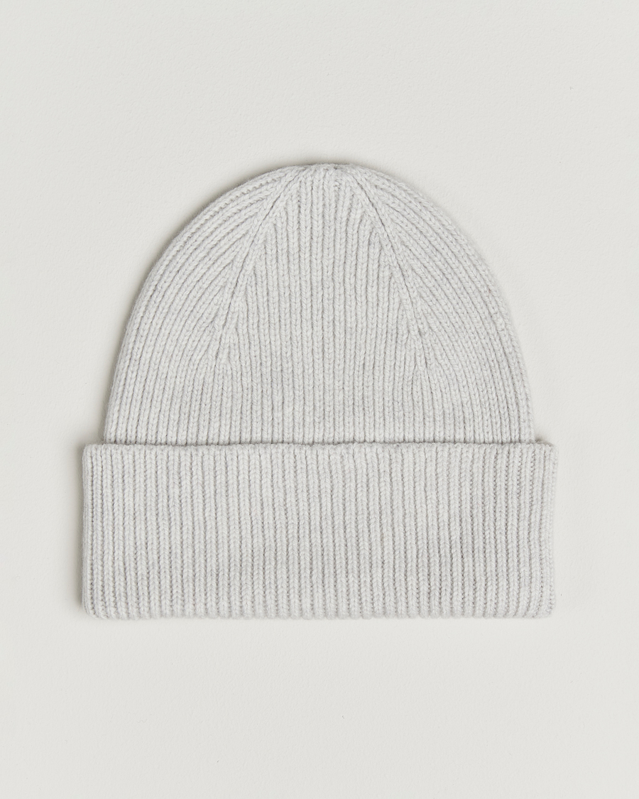 Herre | Huer | Colorful Standard | Merino Wool Beanie Snow Melange