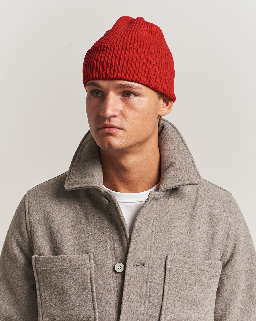 Herre | Huer | Colorful Standard | Merino Wool Beanie Scarlet Red