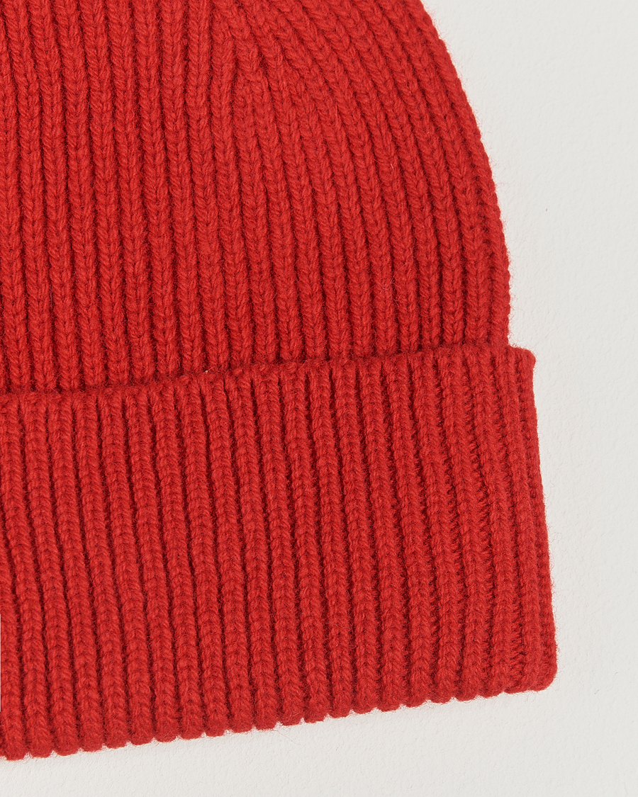 Herre | Huer | Colorful Standard | Merino Wool Beanie Scarlet Red