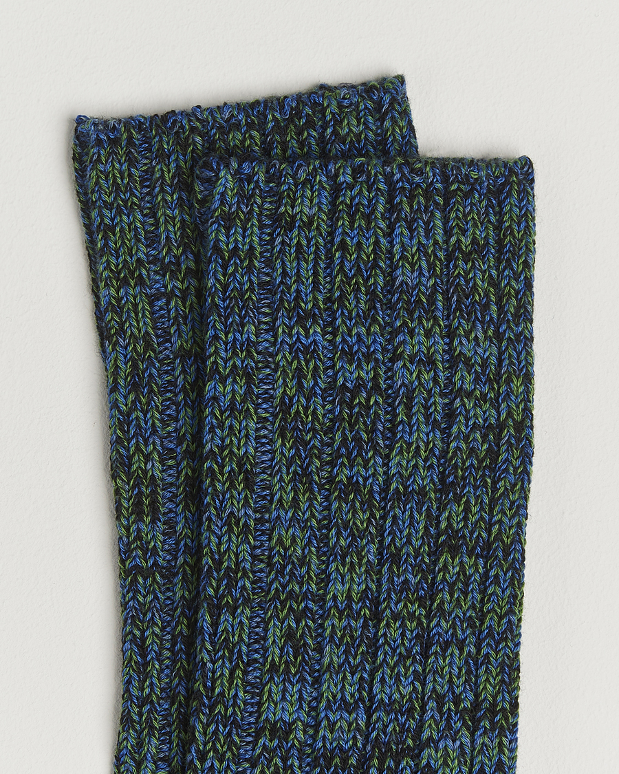 Herre | Undertøj | Falke | Brooklyn Cotton Sock Water Blue