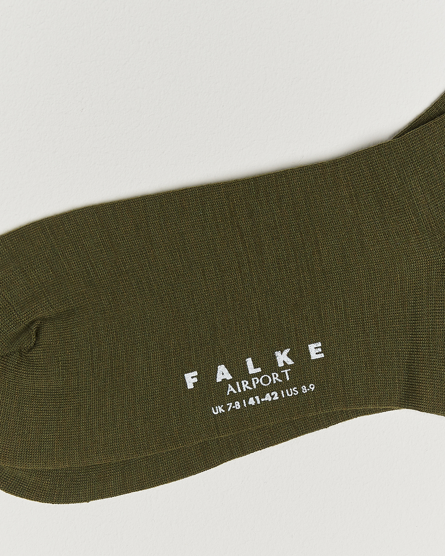 Herre | Undertøj | Falke | Airport Socks Grass Green