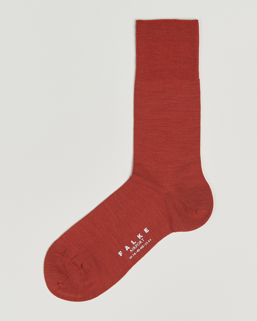 Herre | Undertøj | Falke | Airport Socks Brick Red