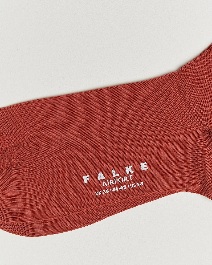 Herre | Undertøj | Falke | Airport Socks Brick Red