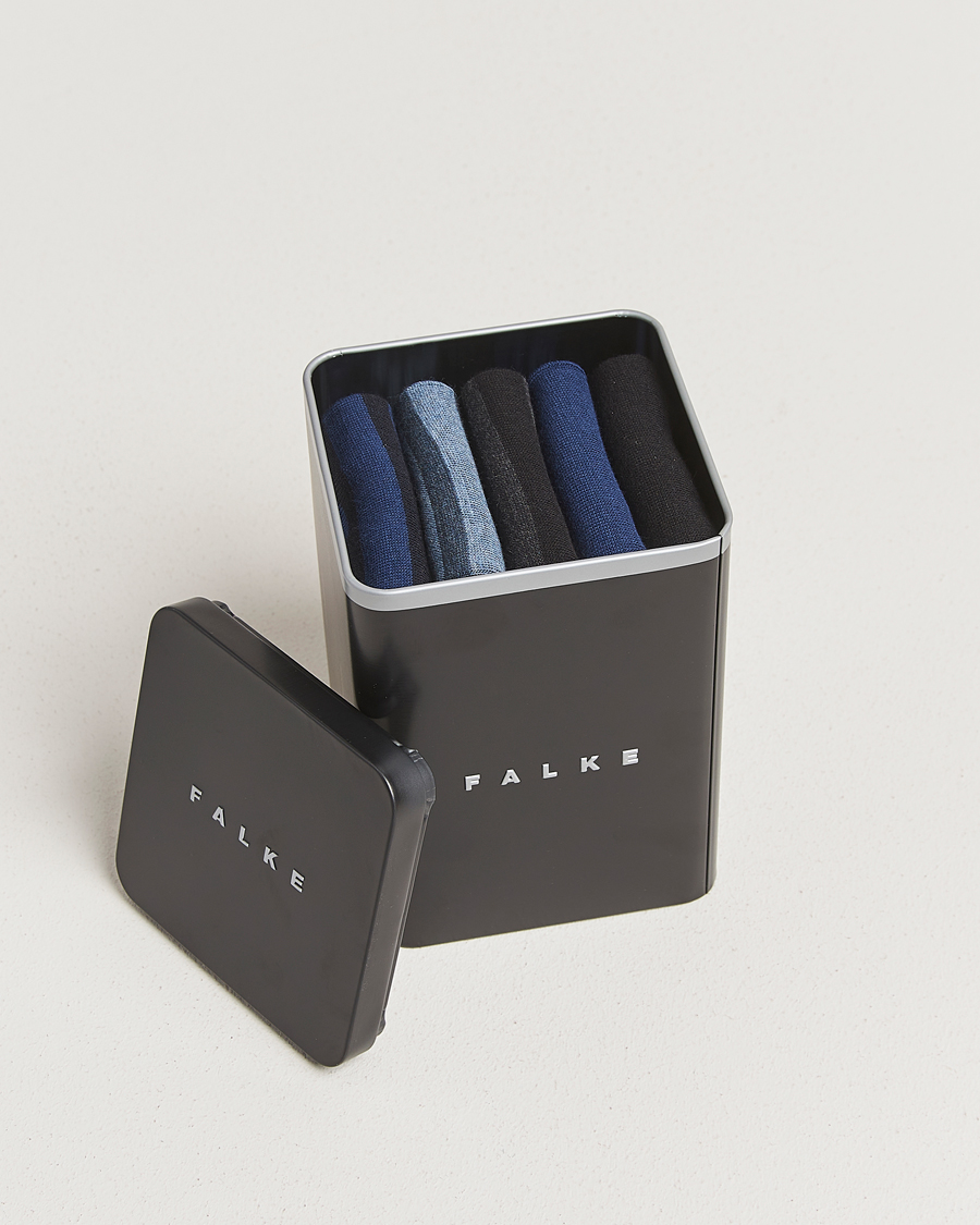 Herre | Undertøj | Falke | Happy 5-Pack Cotton Socks Multi