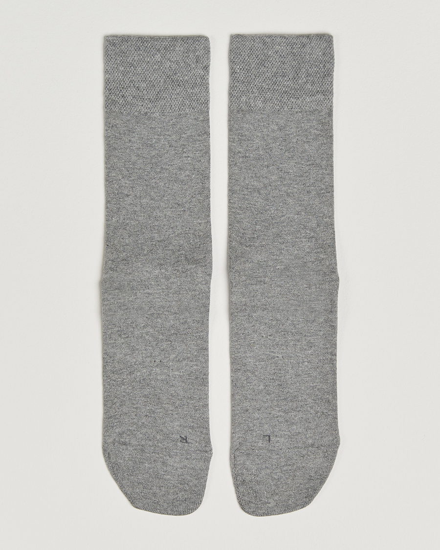 Herre | Undertøj | Falke | Sensitive Socks London Light Grey Melange
