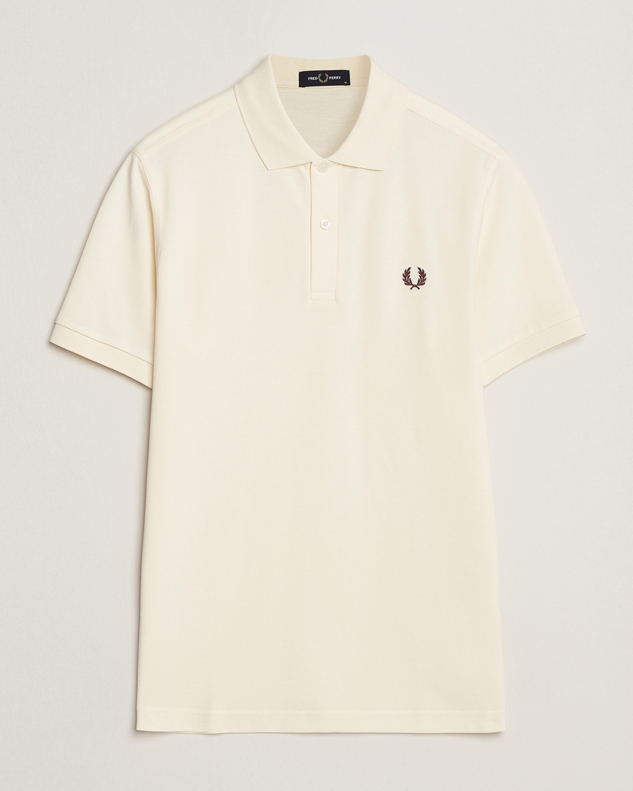 Herre | Polotrøjer | Fred Perry | Plain Polo Shirt Ecru