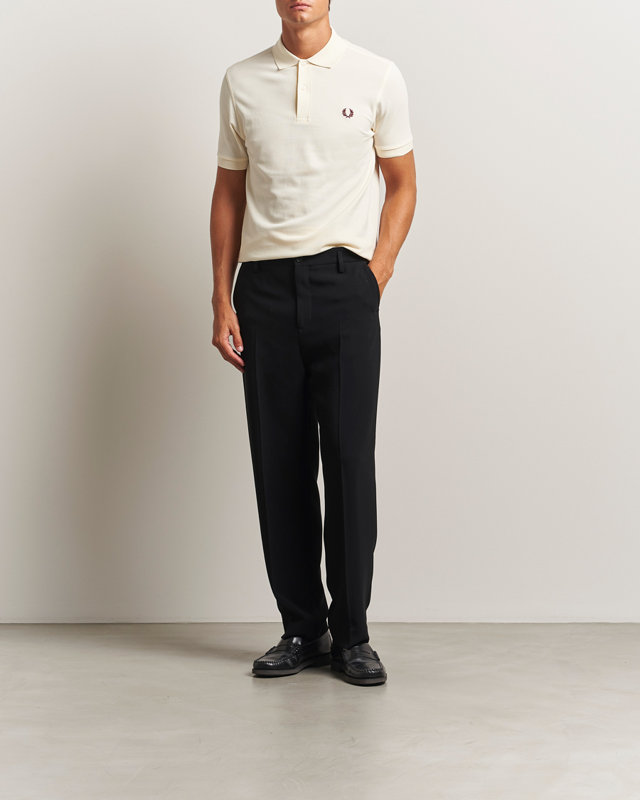 Herre | Polotrøjer | Fred Perry | Plain Polo Shirt Ecru