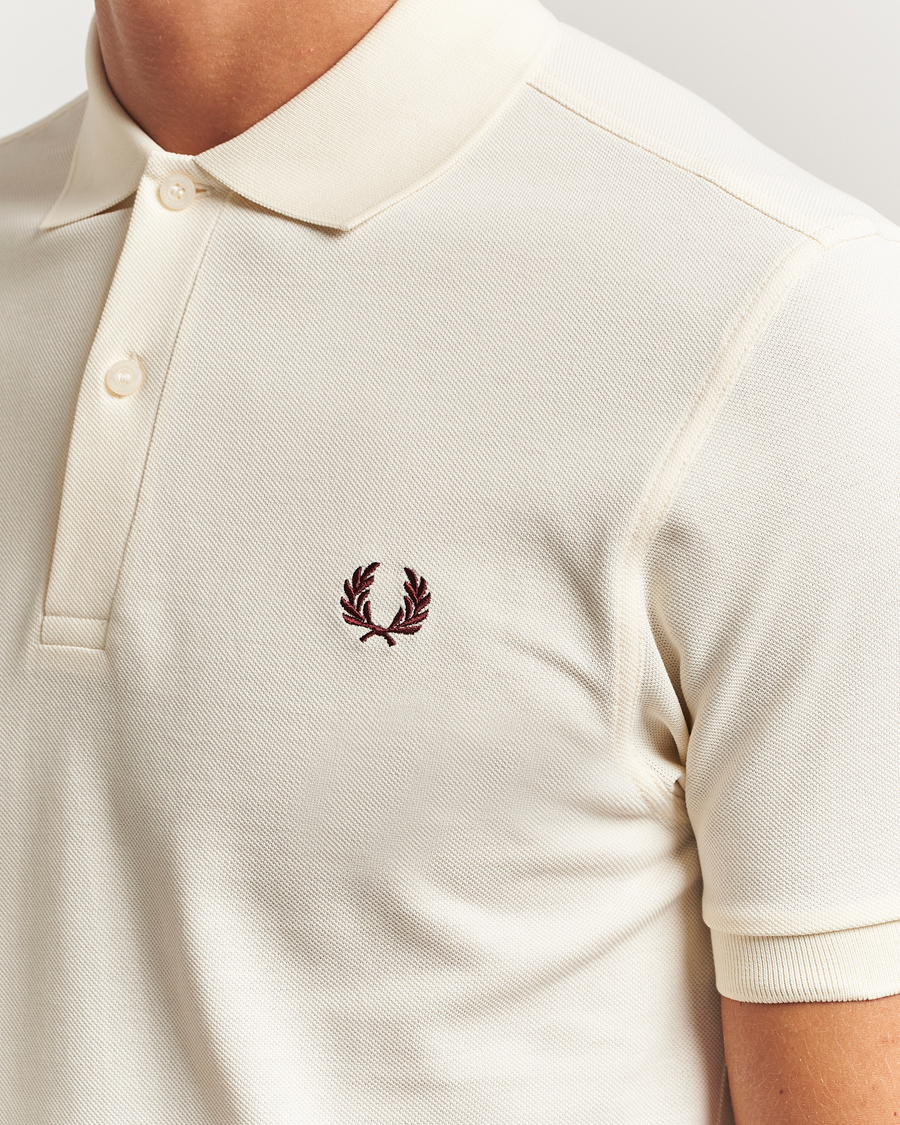 Herre | Polotrøjer | Fred Perry | Plain Polo Shirt Ecru